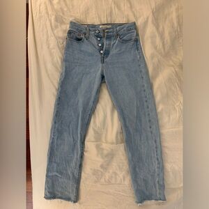 Levi’s wedgie straight jeans, size 26